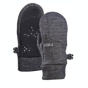 HEAD Kids’ Touchscreen Mittens - Dark Heather Gray xs